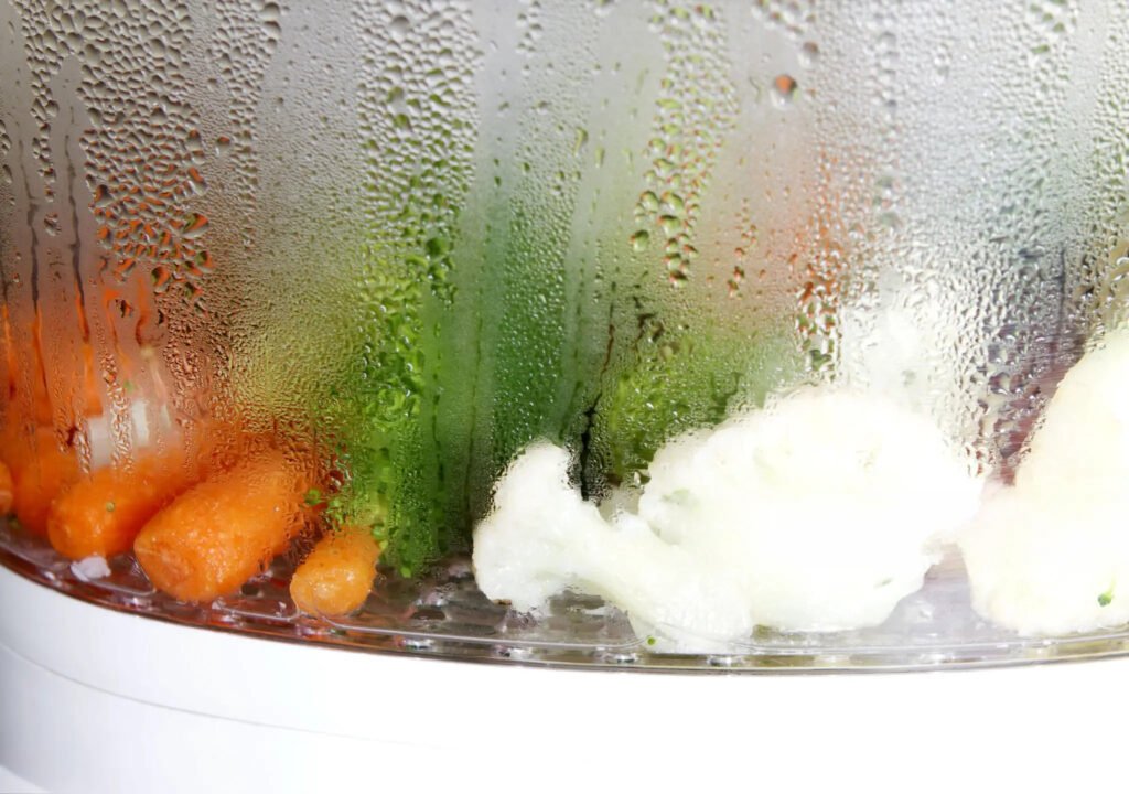 Cocinar sin aceite vaporera
