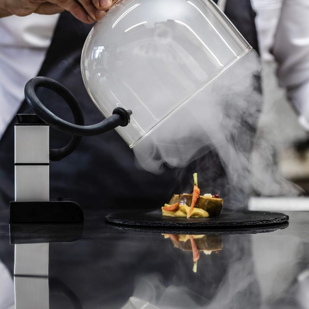 Ahumador de carne eléctrico LACOR cocinando