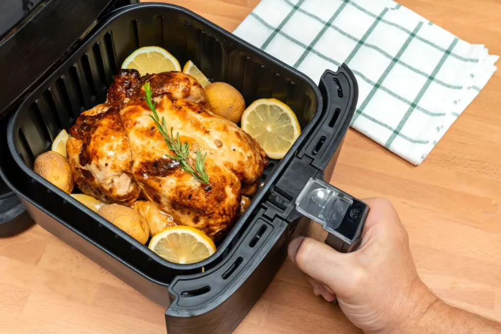 Cocinar sin aceite freidora de aire o airfryer